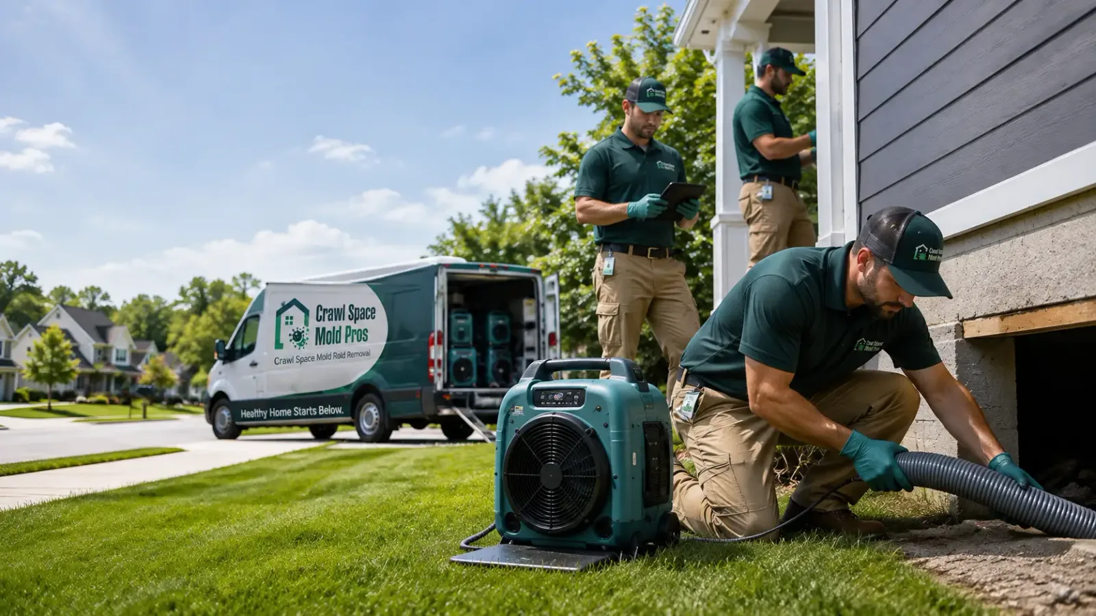 Crawl Space Mold Removal in Ghent, MN